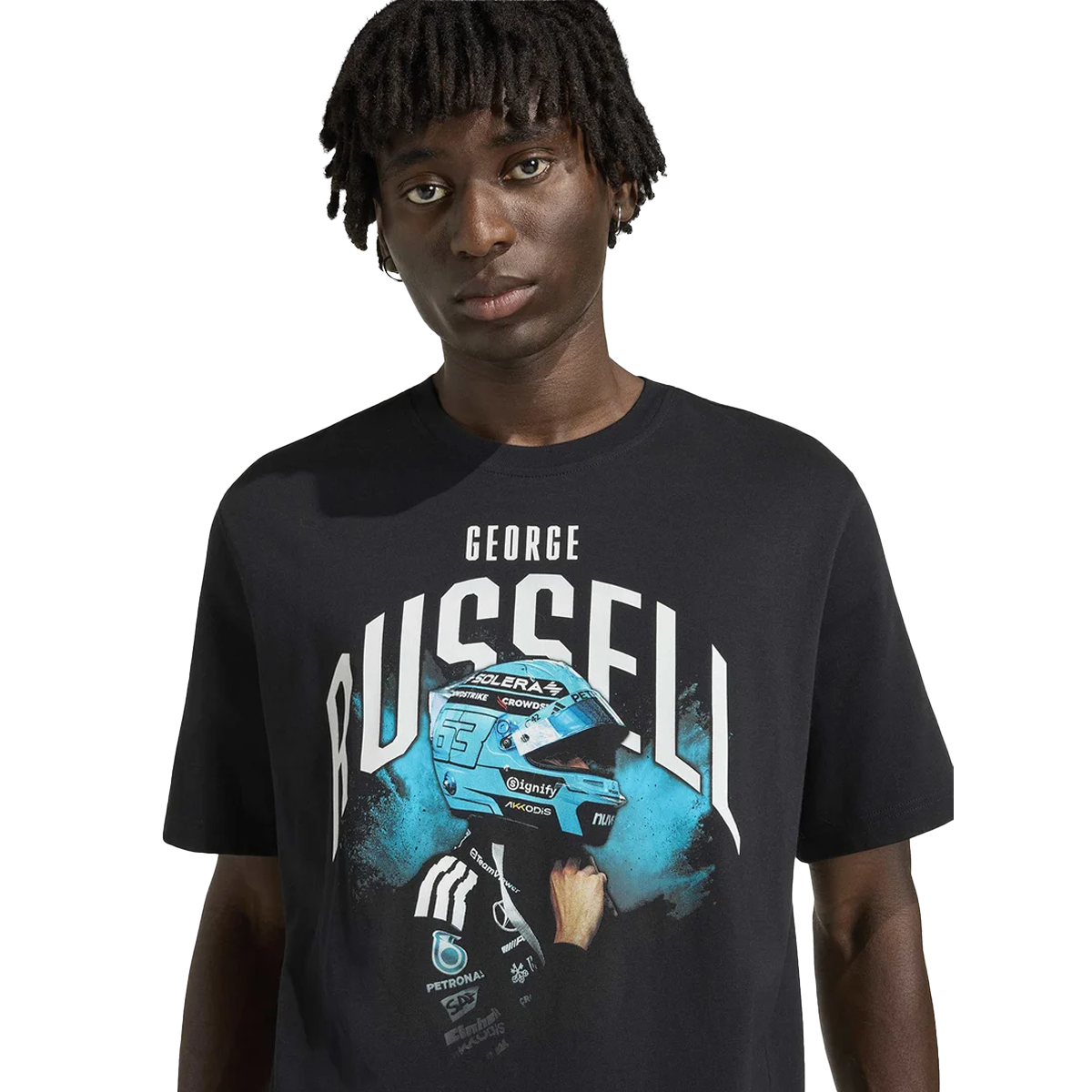 '+ MERCEDES - AMG PETRONAS FORMULA 1 TEAM GEORGE RUSSELL GRAPHIC TEE