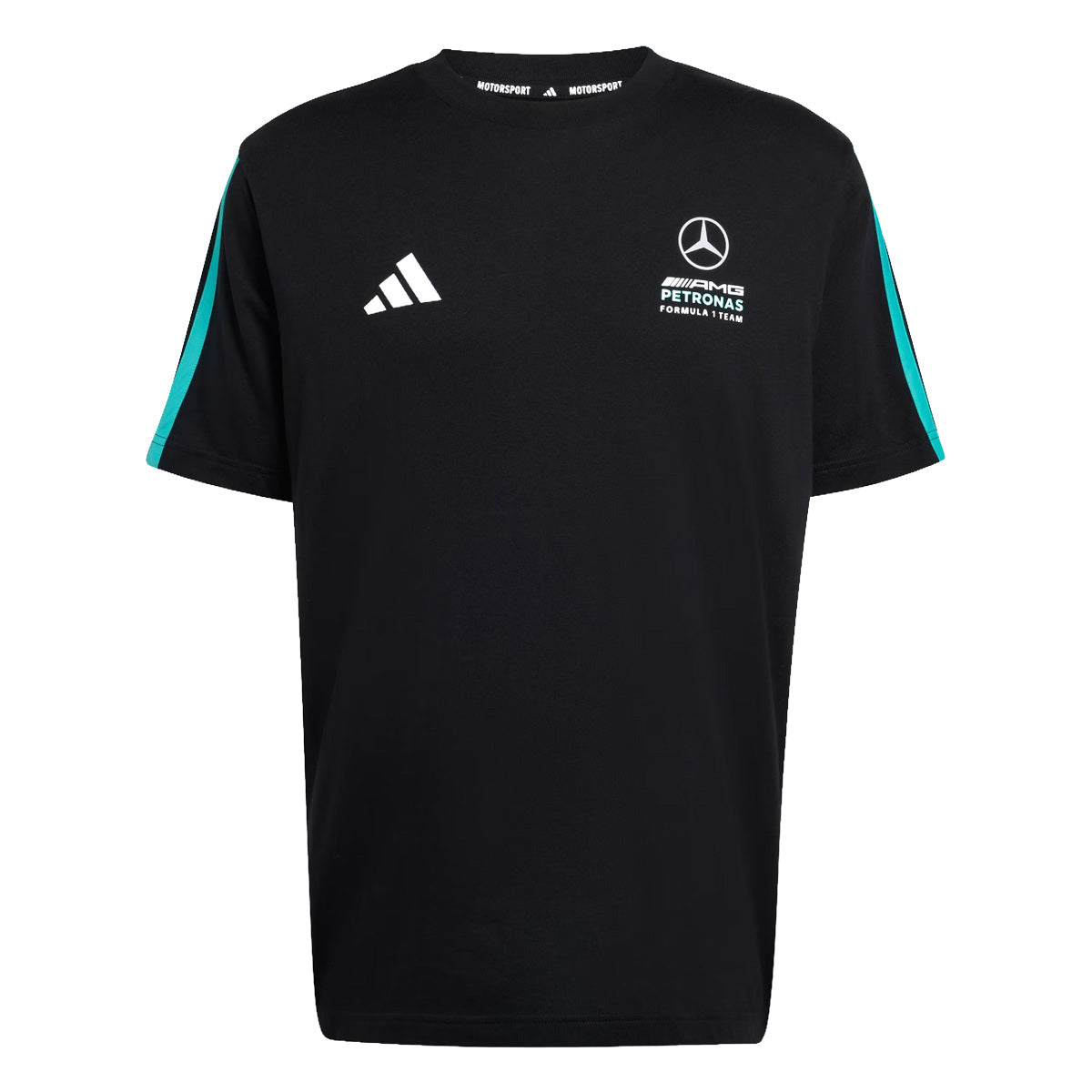 '+ MERCEDES - AMG PETRONAS FORMULA 1 TEAM DNA TEE 'Black / Semi Mint Rush'