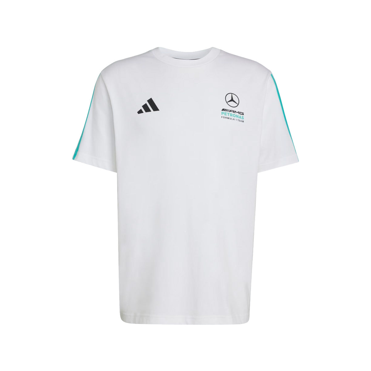 '+ MERCEDES - AMG PETRONAS FORMULA 1 TEAM DNA TEE 'White/Semi Mint Rush'