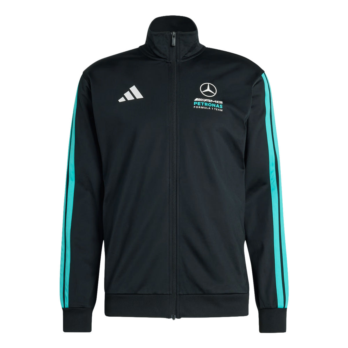 + MERCEDES - AMG PETRONAS FORMULA 1 TEAM DNA TRACK TOP 'Black / Semi Mint Rush'