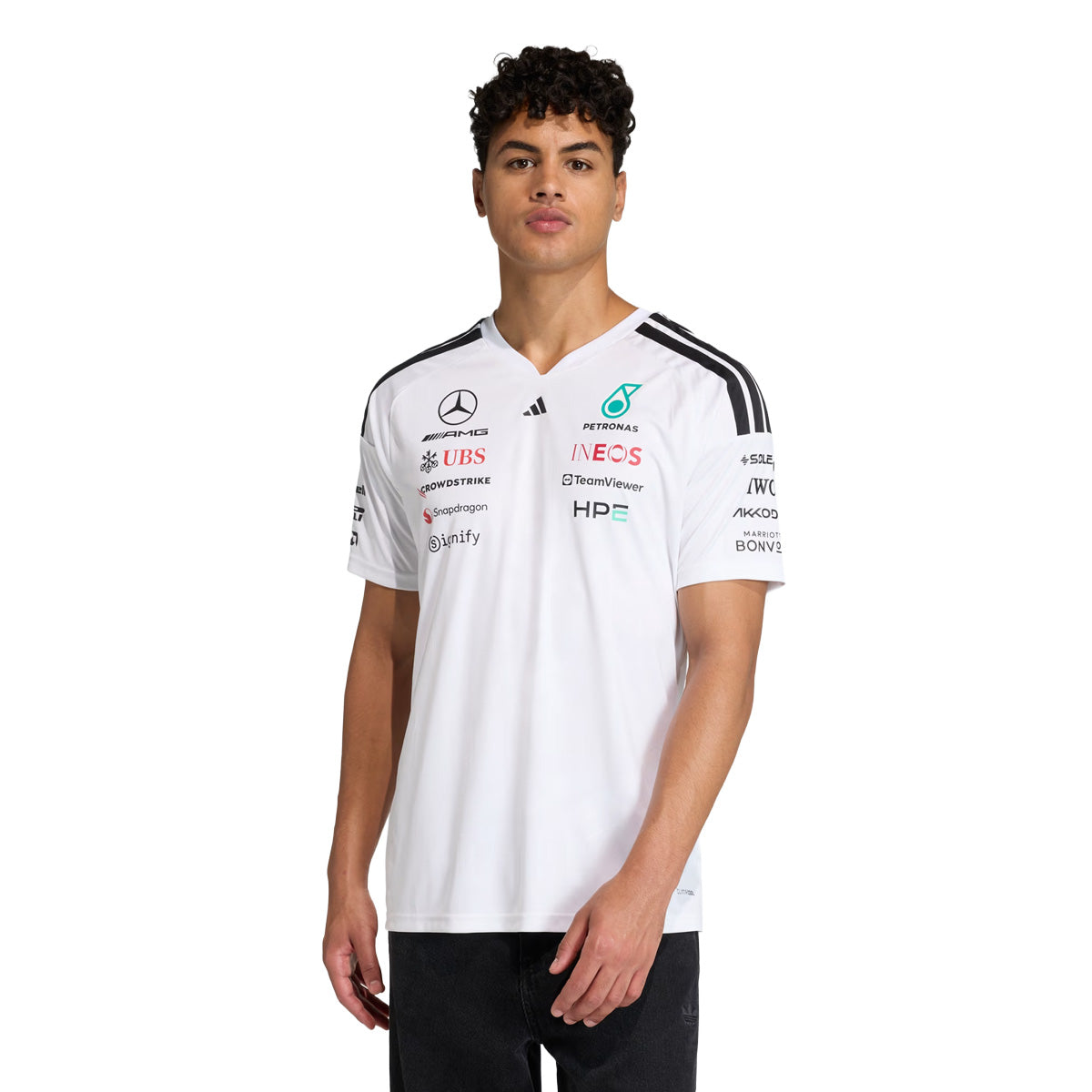 + MERCEDES - AMG PETRONAS FORMULA 1 TEAM DRIVER JERSEY 'White'