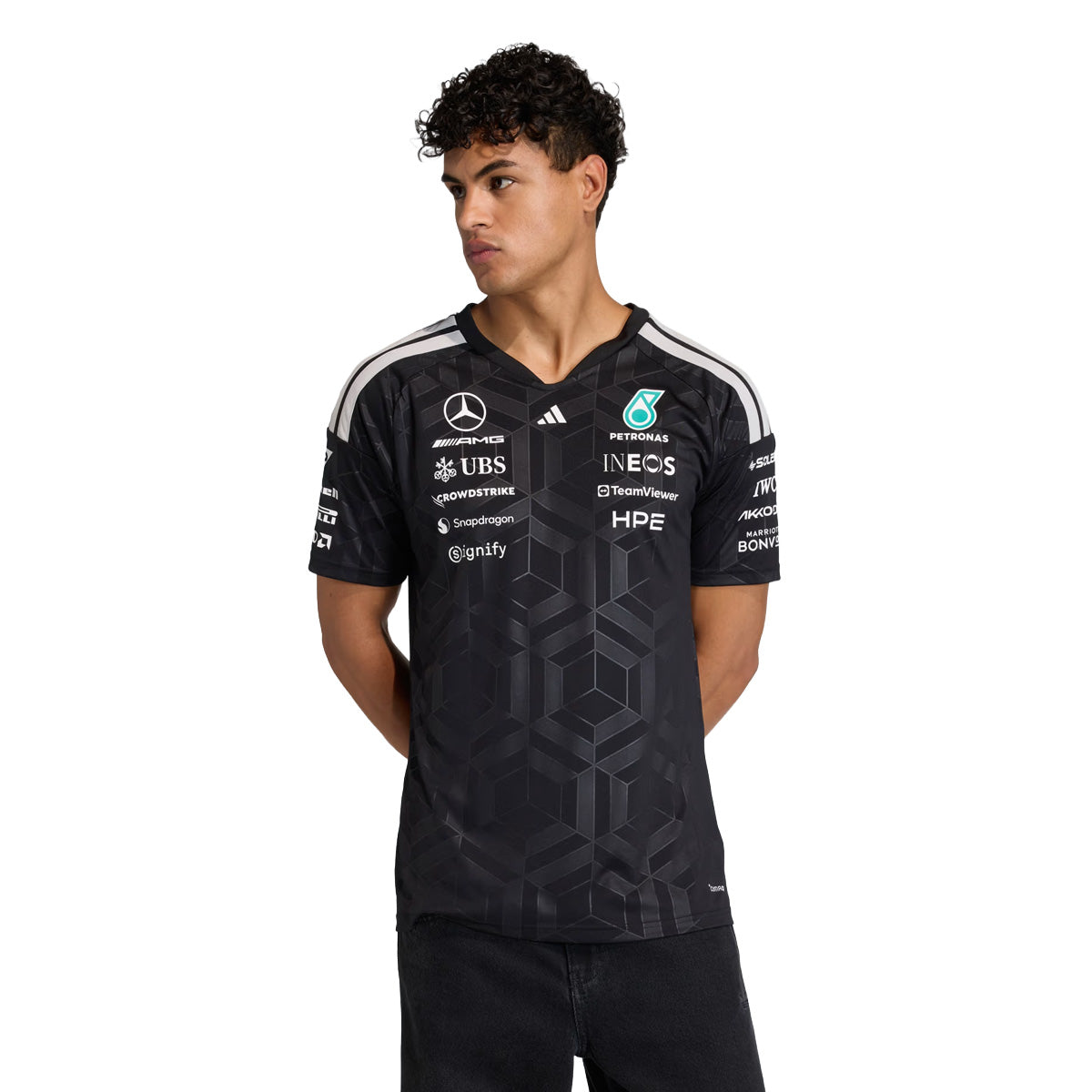 + MERCEDES - AMG PETRONAS FORMULA 1 TEAM DRIVER JERSEY 'Black'