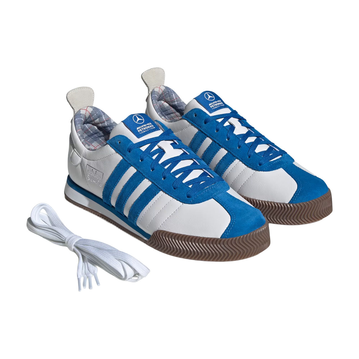 SAMBA + Mercedes-AMG Petronas F1 Samba 62 Super 'Cloud White/Blue Bird/Gum'