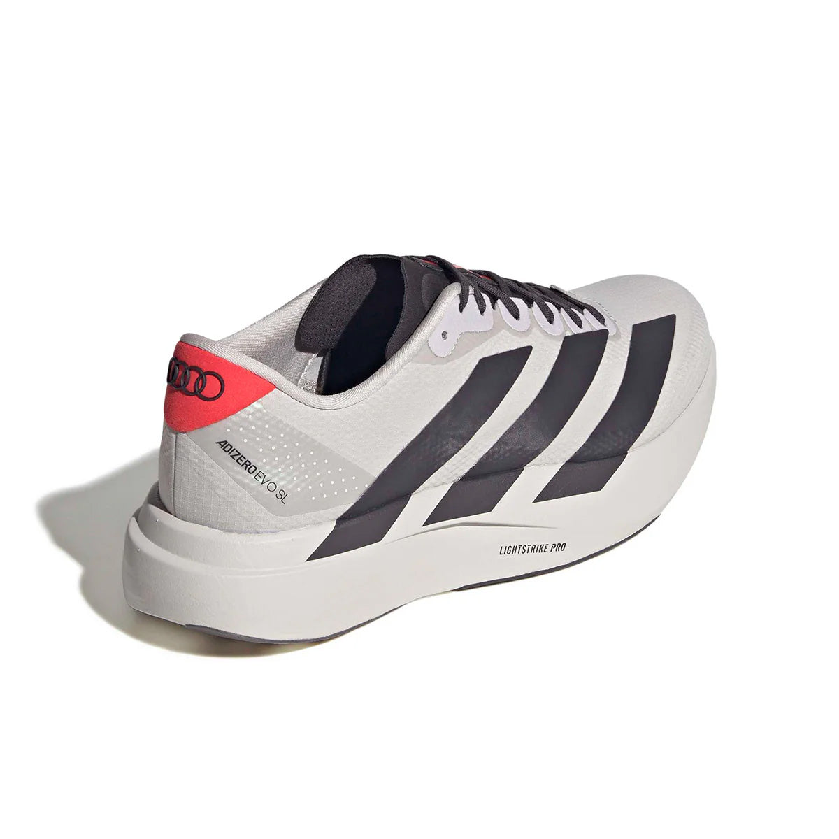 ADIZERO EVO SL WOVEN AUDI REVOLUT F1 'CHALK PEARL/UTILITY BLACK/HIGH-RES RED'