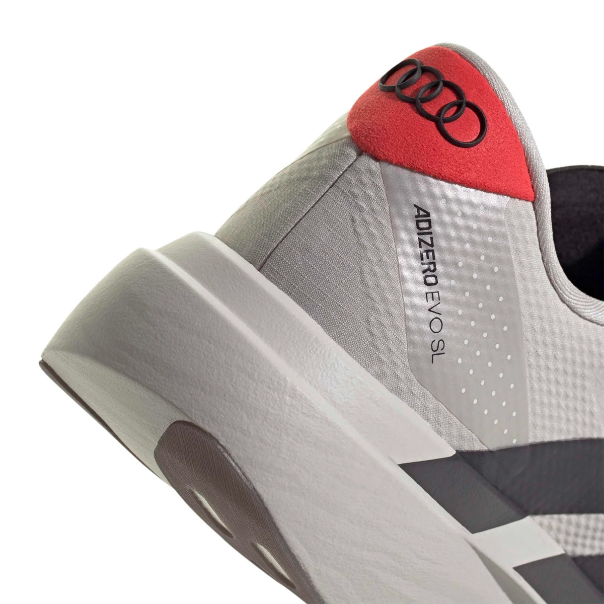 ADIZERO EVO SL WOVEN AUDI REVOLUT F1 'CHALK PEARL/UTILITY BLACK/HIGH-RES RED'