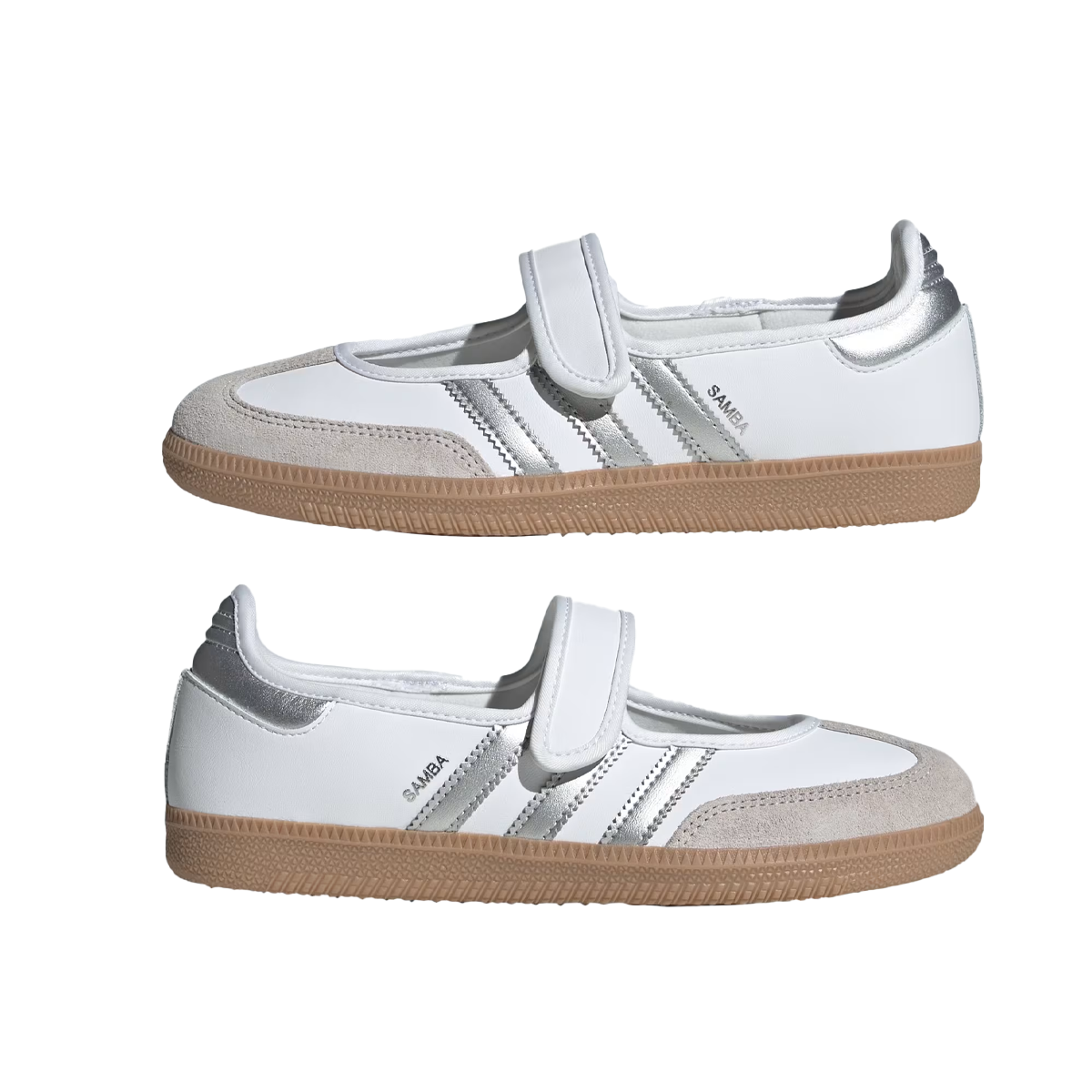 Wmns Samba Jane 'Cloud White / Silver Metallic / Gum'