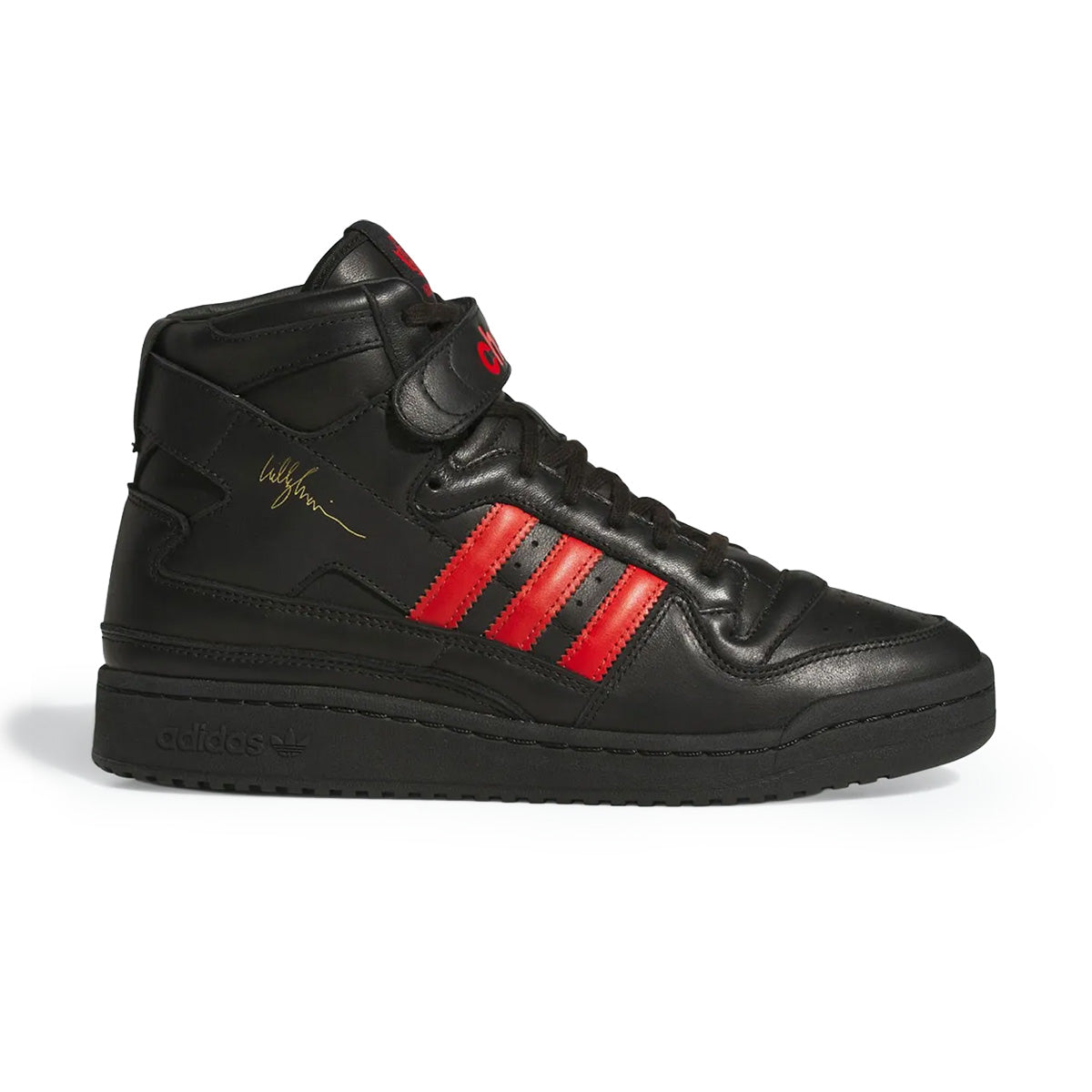 Willy Chavarria Forum 84 High 'COREBLACK/COREBLACK/RED'