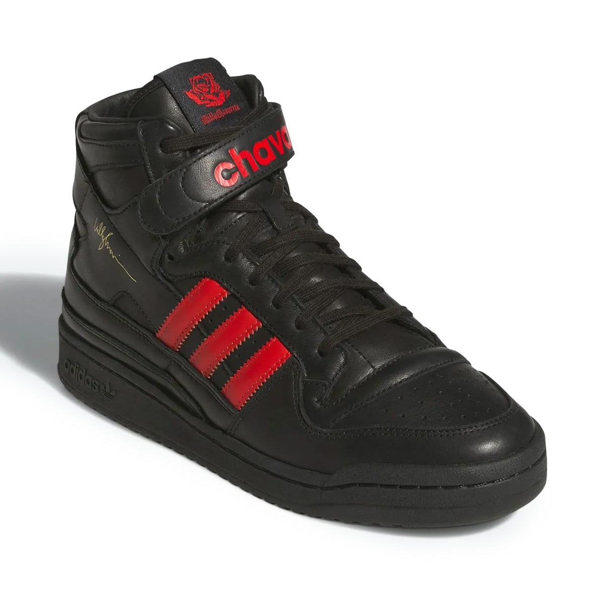 Forum 84 High + Willy Chavarria 'COREBLACK/COREBLACK/RED'