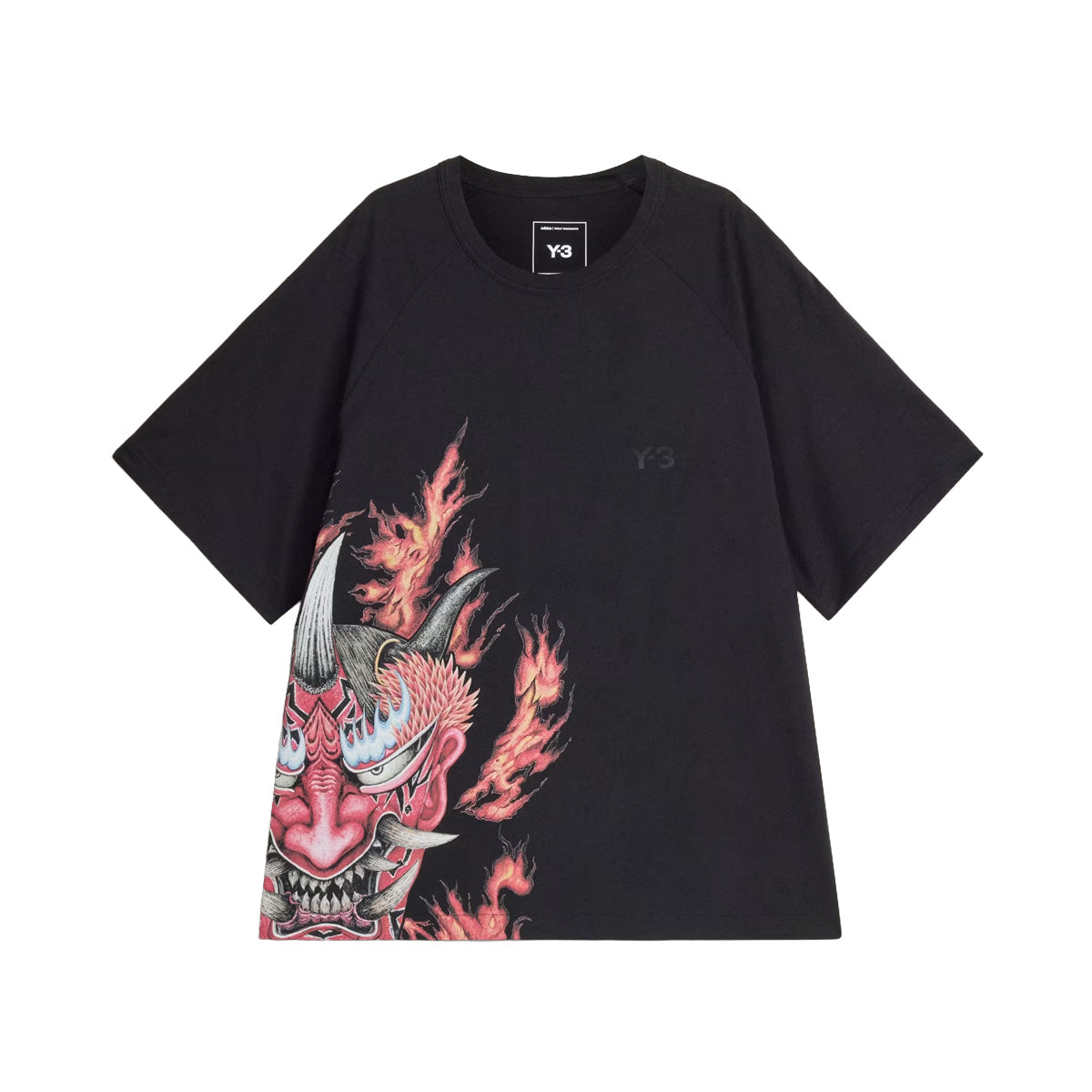 Y-3 GRAPHIC SHORT SLEEVE TEE 'Black'