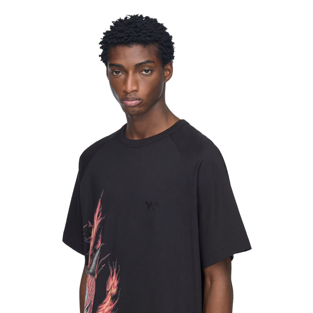 Y-3 GRAPHIC SHORT SLEEVE TEE 'Black'
