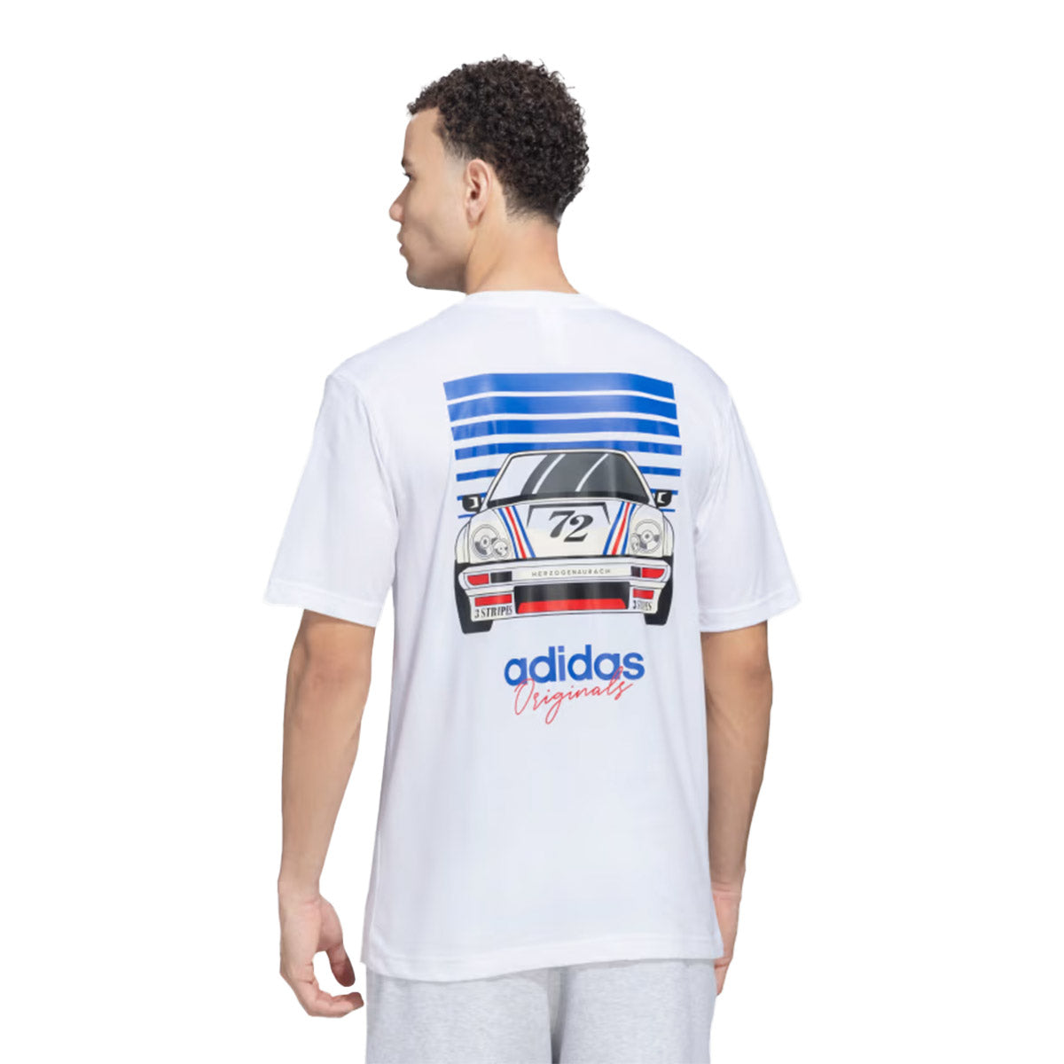 Car Trefoil Tee 'White'