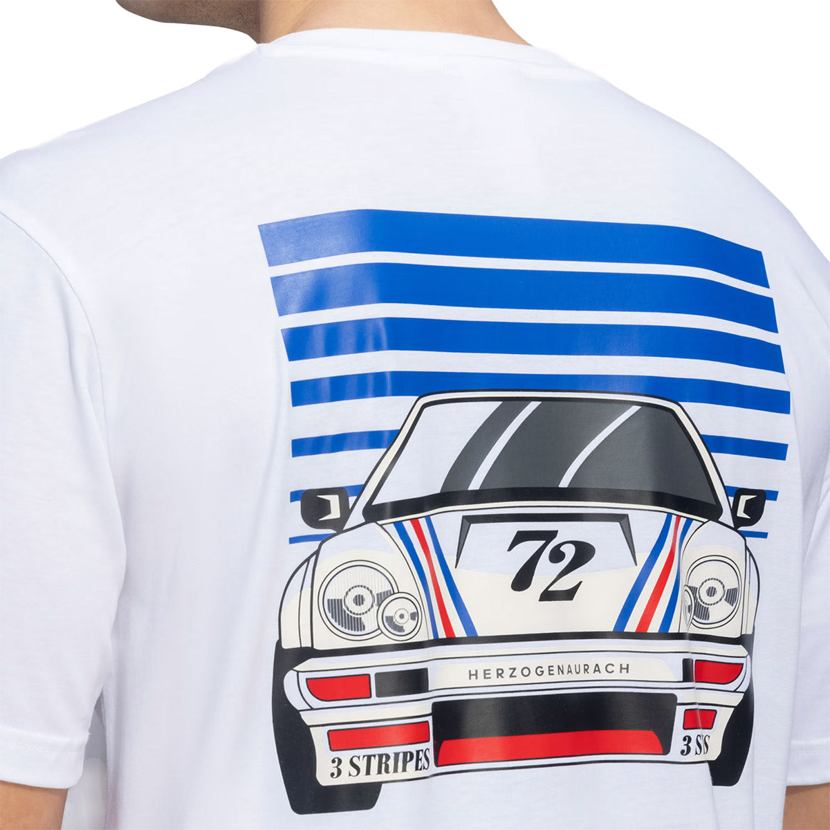Car Trefoil Tee 'White'