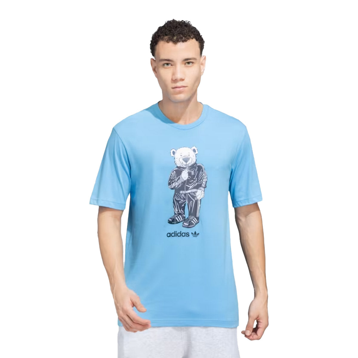 Bear Trefoil Tee 'Semi Blue'