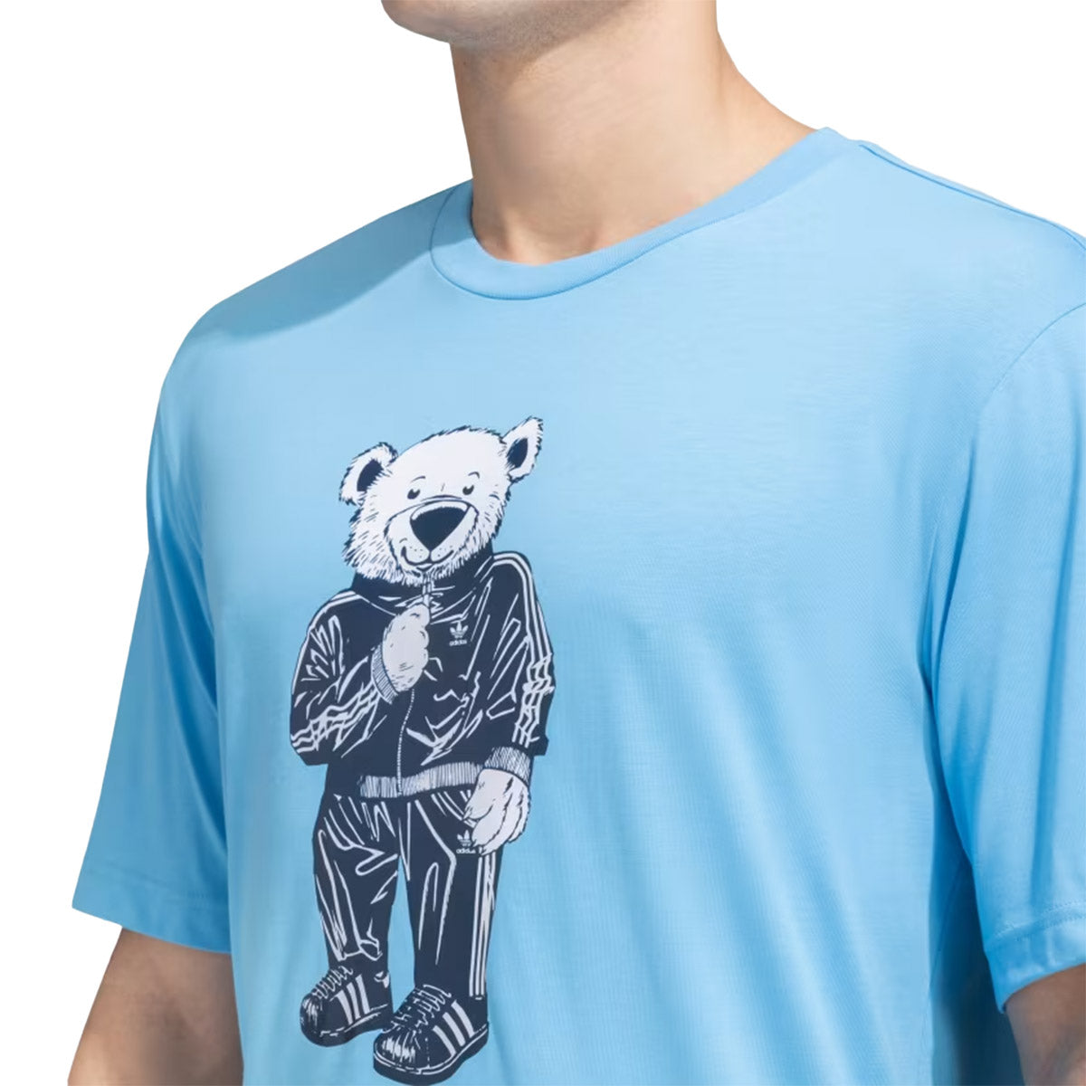 Bear Trefoil Tee 'Semi Blue'