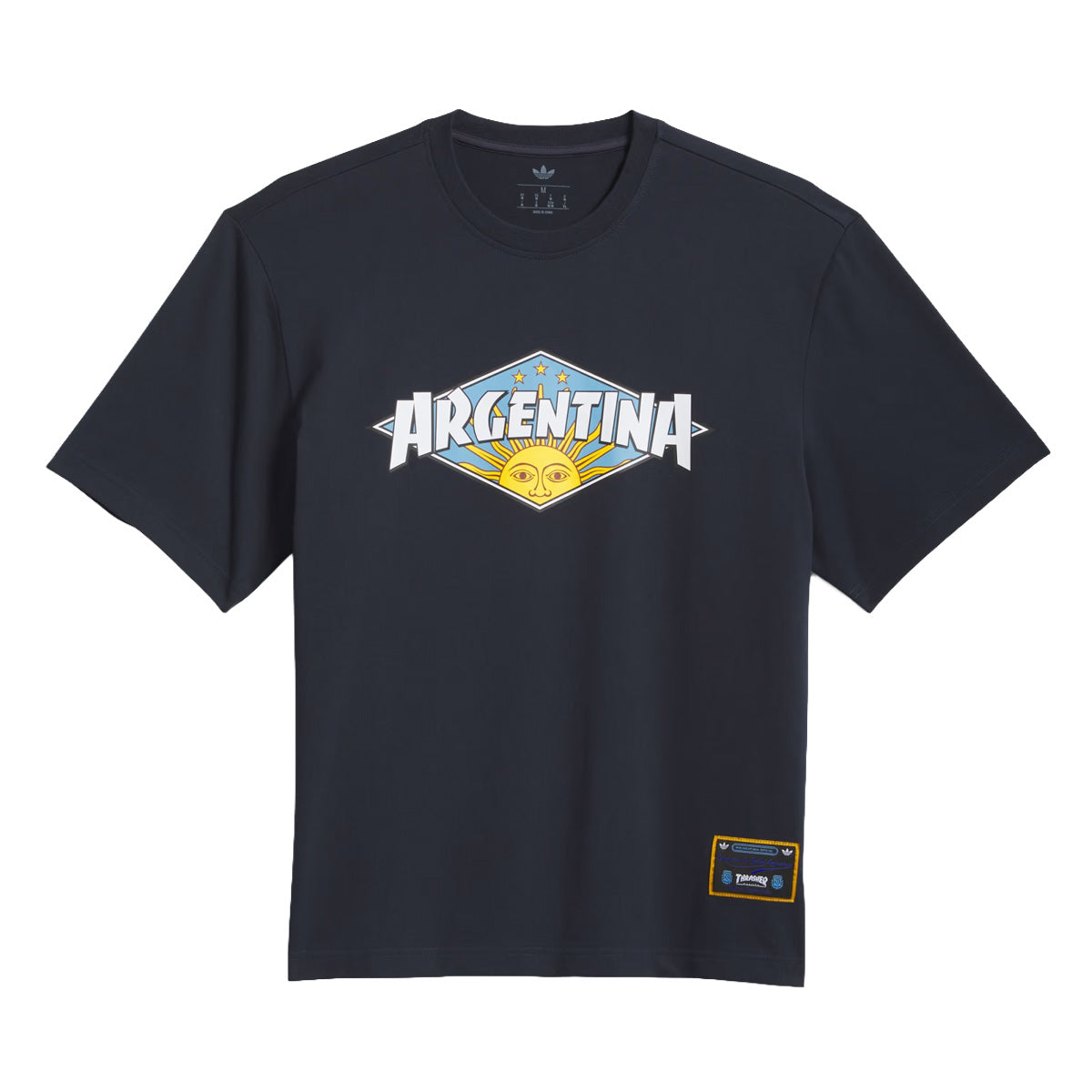 + THRASHER + AFA ARGENTINA TEE 'Night Navy'