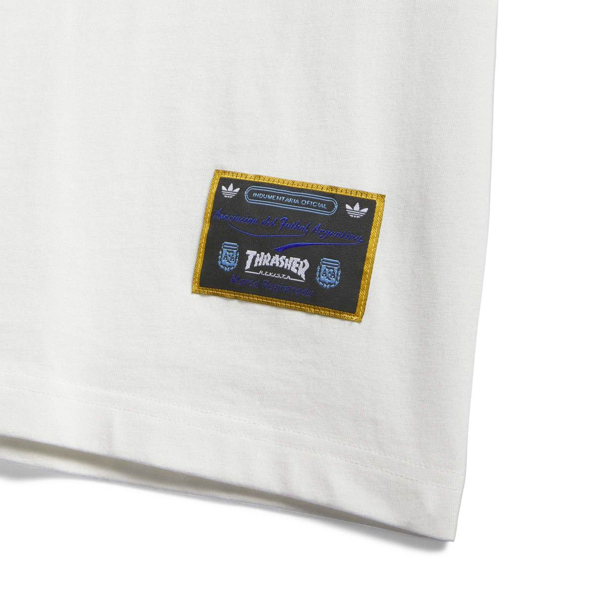 + Thrasher + Argentina Gonz Ringer T-Shirt 'Core White'