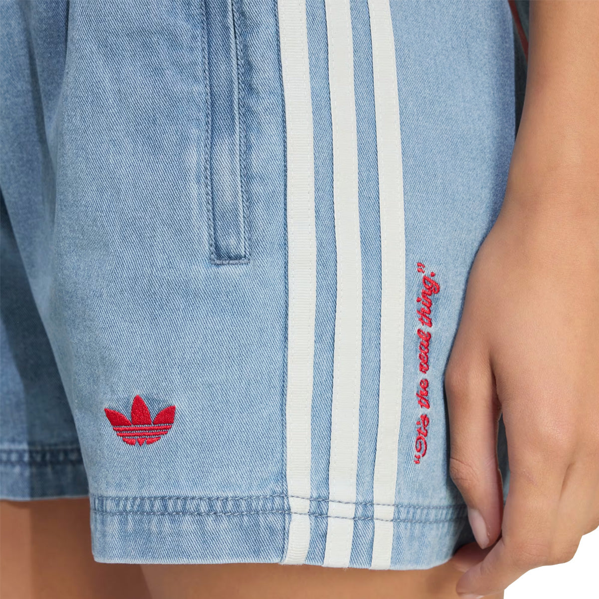 '+ COCA-COLA DENIM SHORTS 'Light Blue'