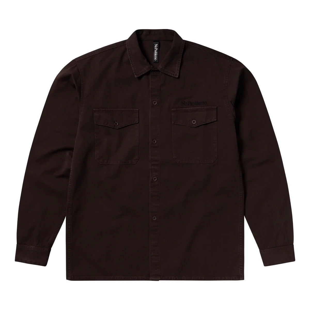 Mini No Problemo Work Shirt 'Brown'