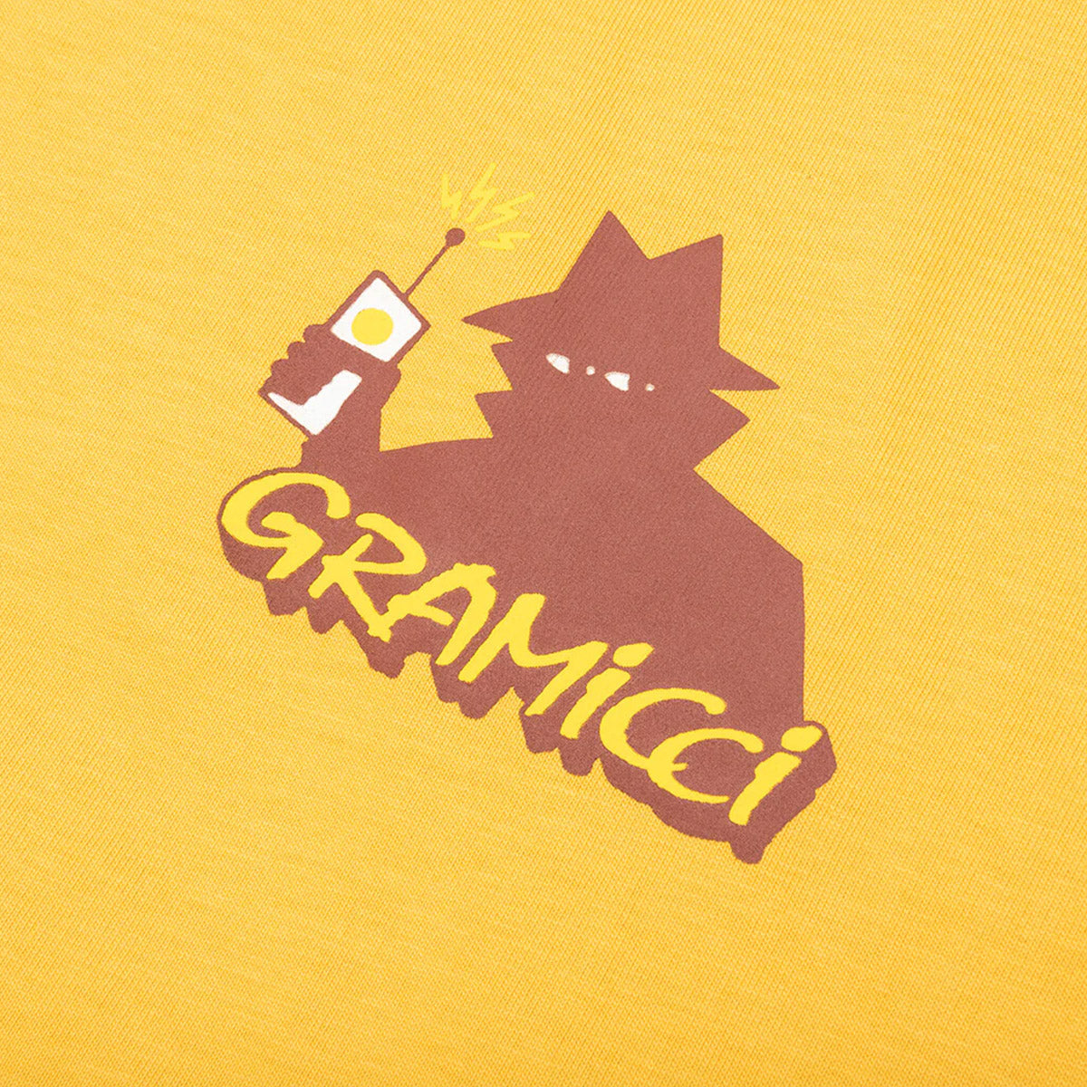 '+ GRAMICCI DUDE L/S TEE MUSTARD