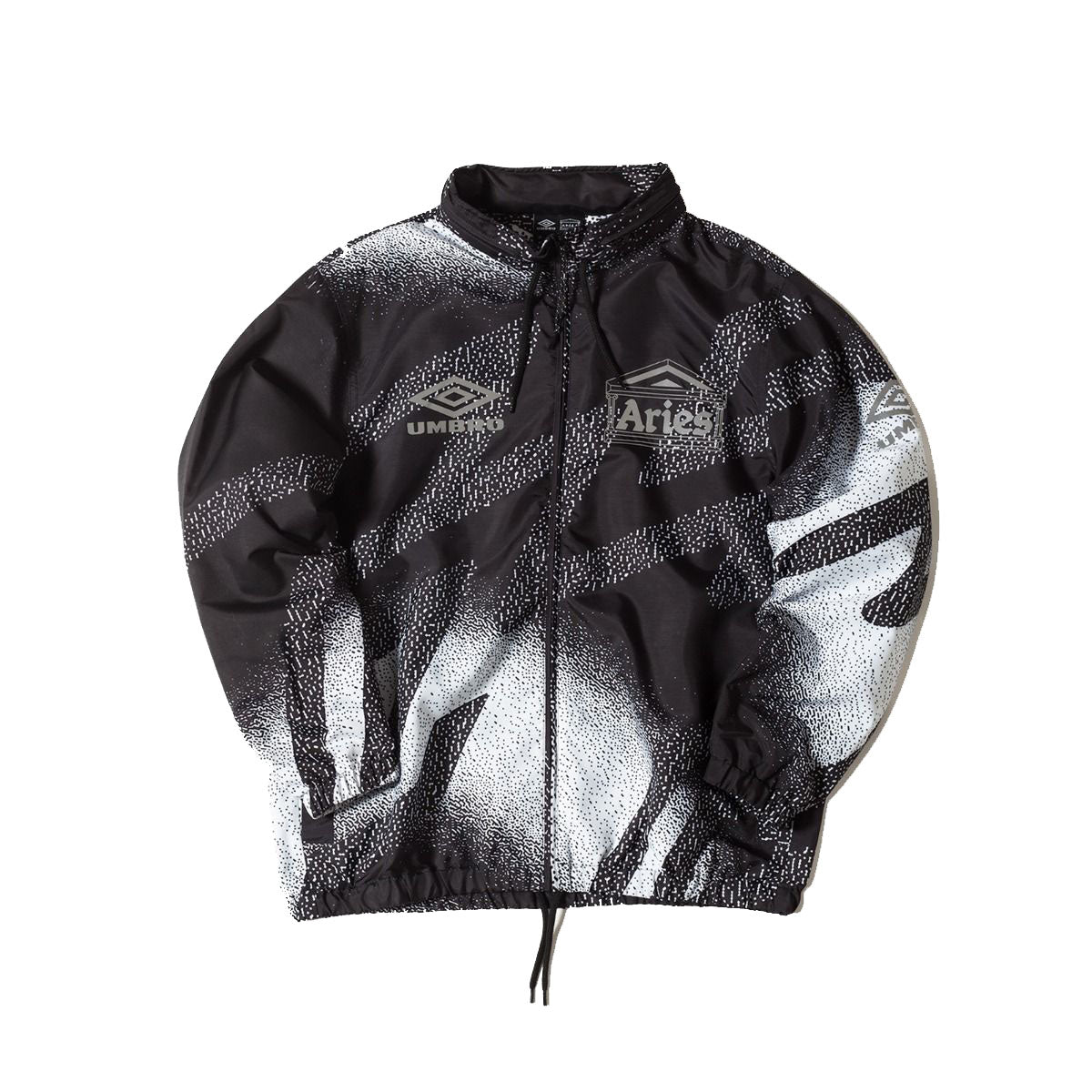 UMBRO ARIES TRAINING JACKET BLACK WHITE