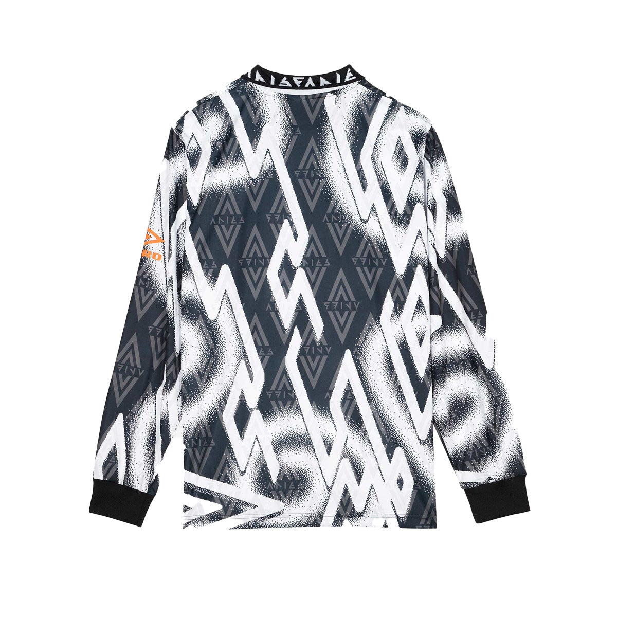 UMBRO ARIES LS FOOTBALL JERSEY 'BLACK/WHITE'
