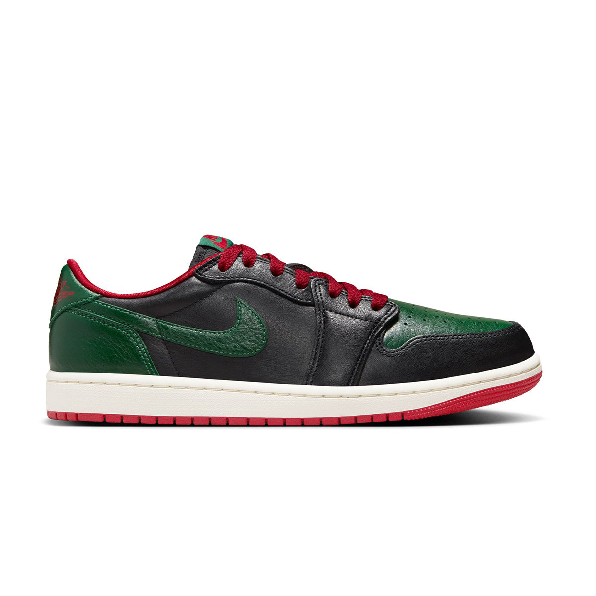 Wmns Jordan 1 Retro Low OG 'Black/Gorge Green'