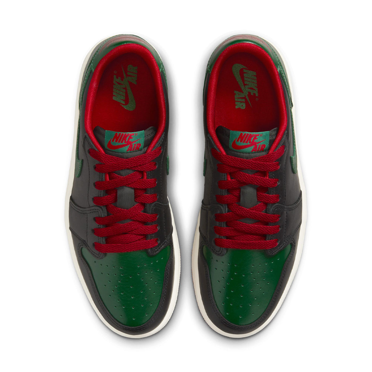 Wmns Jordan 1 Retro Low OG 'Black/Gorge Green'