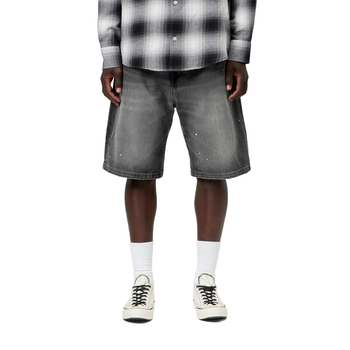 Landon Short 'Black destroy wash/splatter'