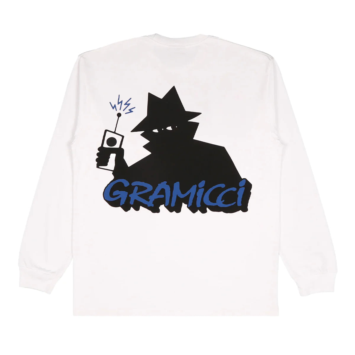 '+ GRAMICCI DUDE L/S TEE 'WHITE'