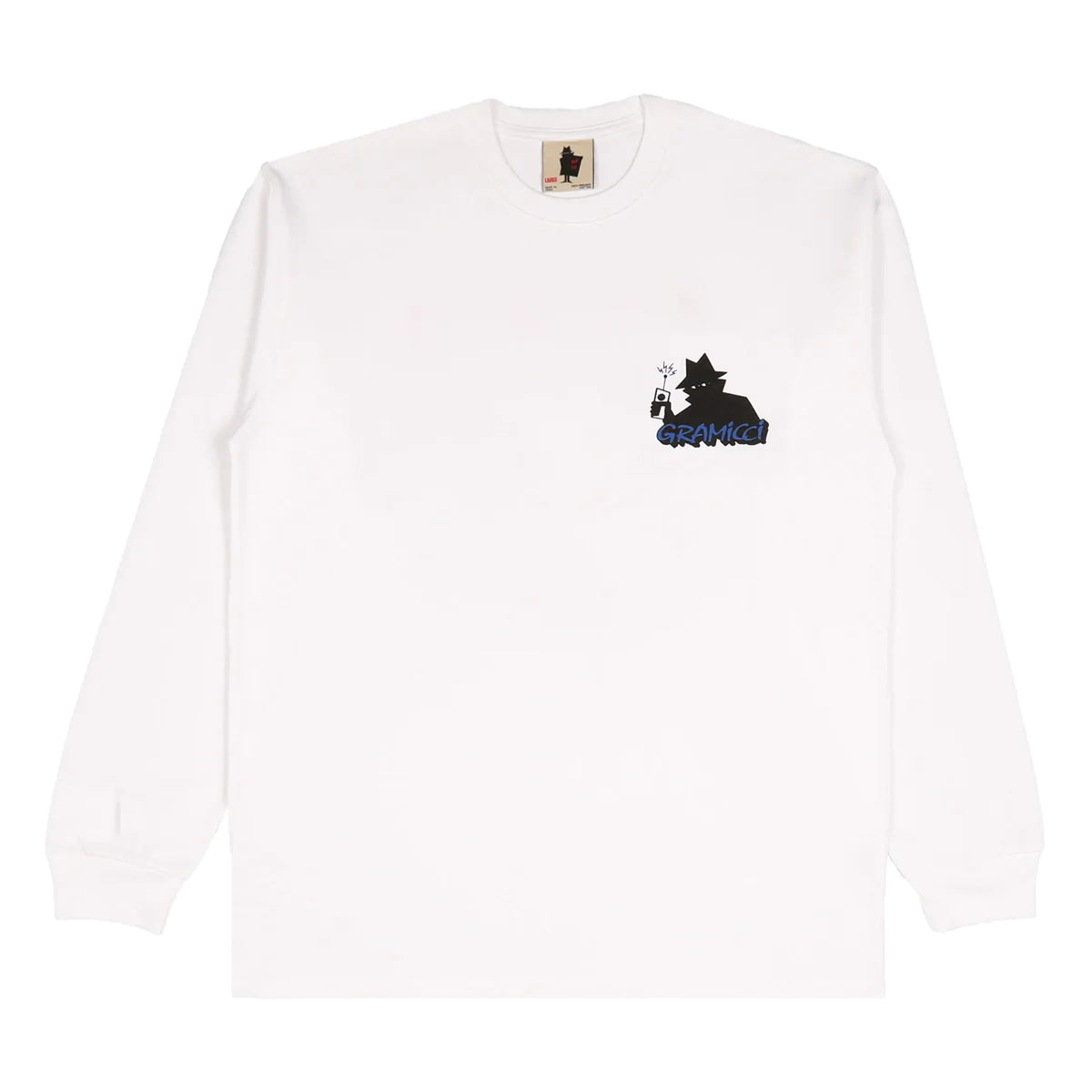 '+ GRAMICCI DUDE L/S TEE 'WHITE'