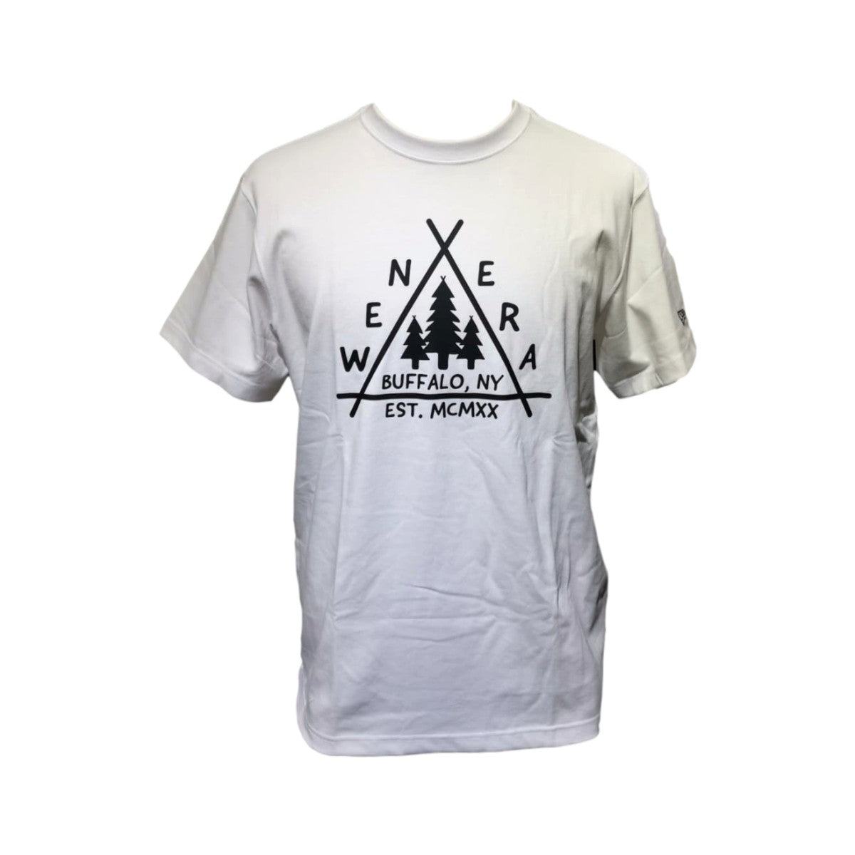 SS TEE OUTDOOR CAMP FOREST WHITE