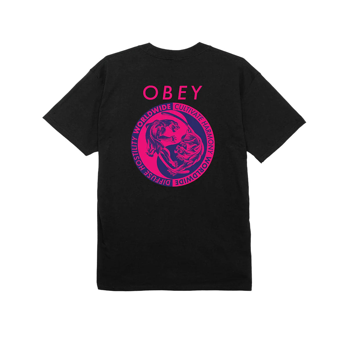 Obey Yin Yang Panthers Blk