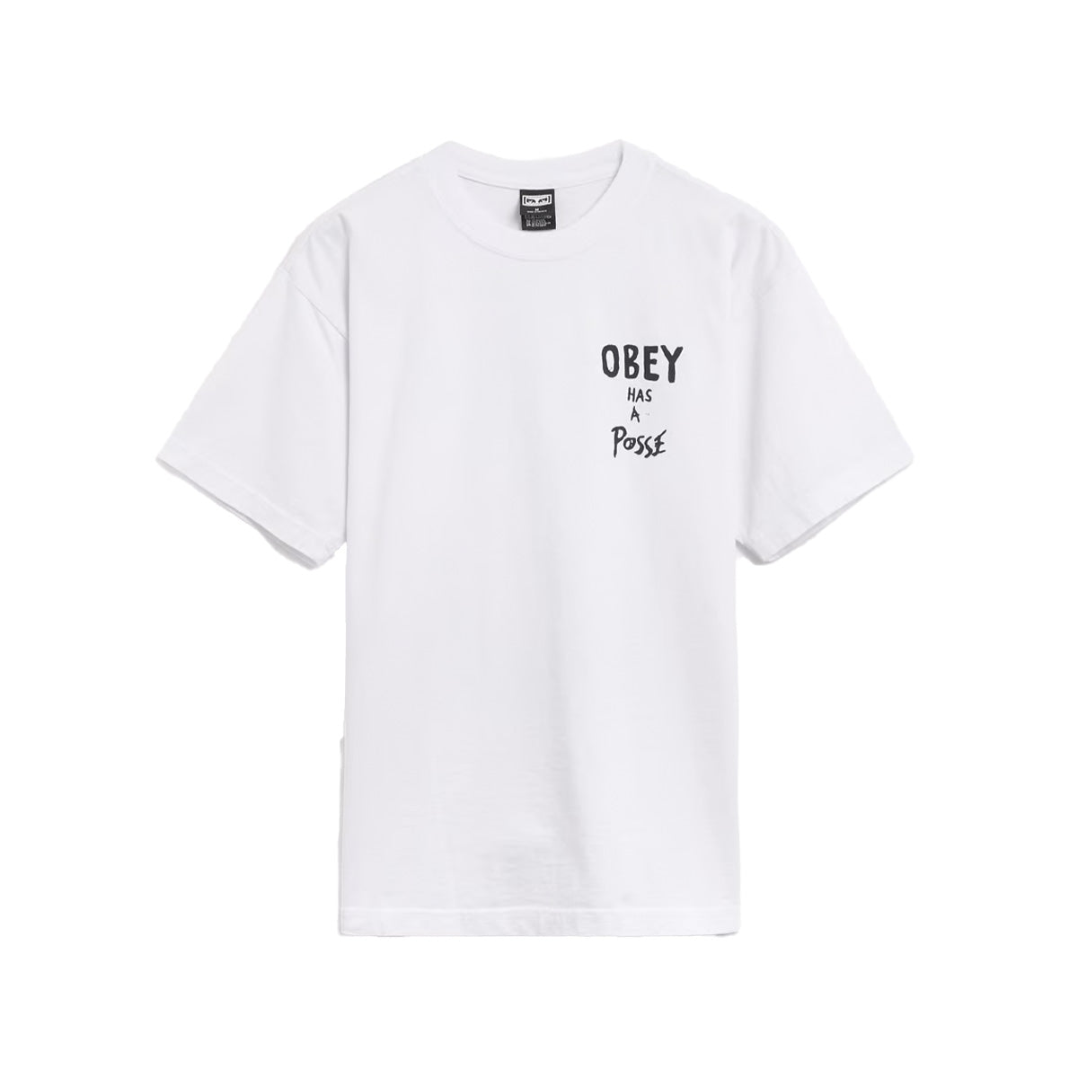 OBEY HAS A POSSE TEE 'WHITE'