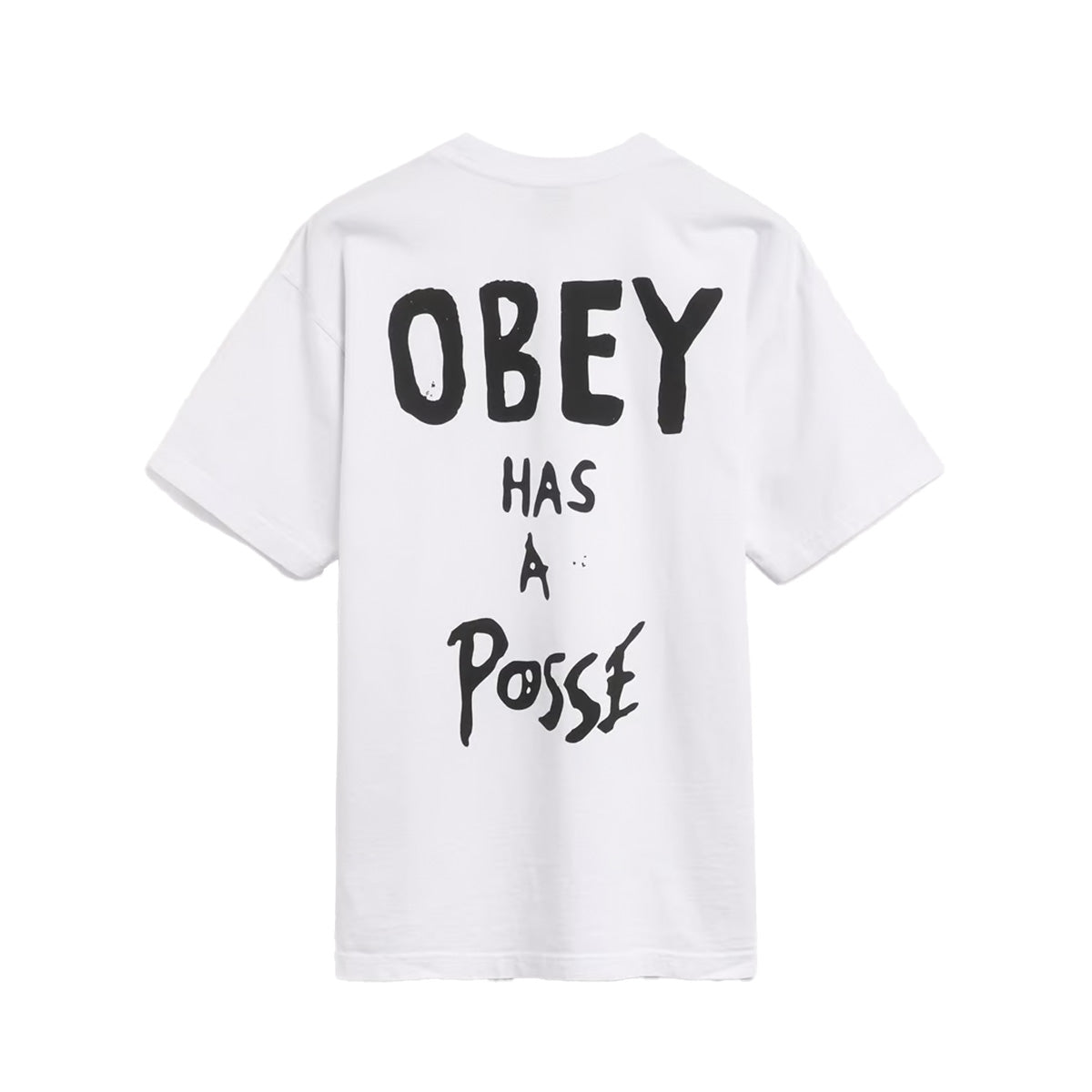 OBEY HAS A POSSE TEE 'WHITE'