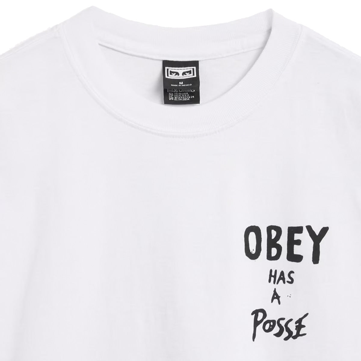 OBEY HAS A POSSE TEE 'WHITE'