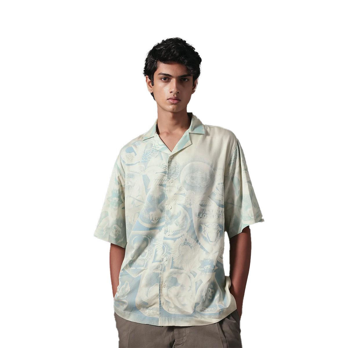 Aegis Relaxed Shirt in Blue