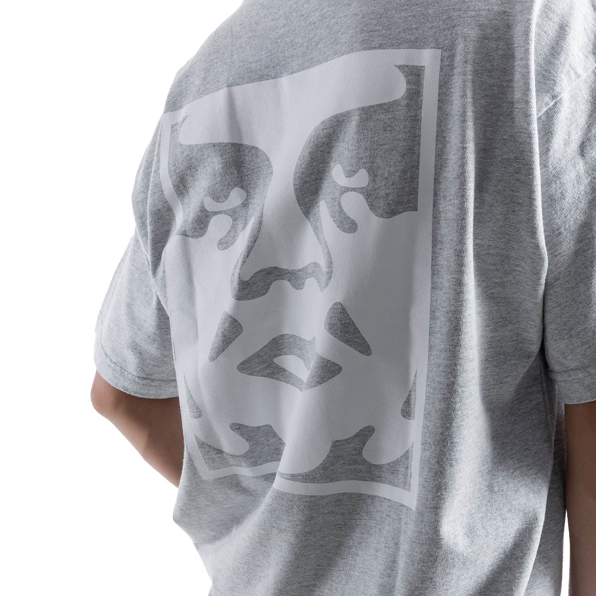 BOLD ICON HEAVYWEIGHT TEE 'HEATHER GREY'