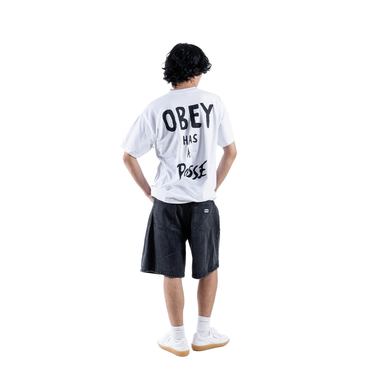 OBEY HAS A POSSE TEE 'WHITE'