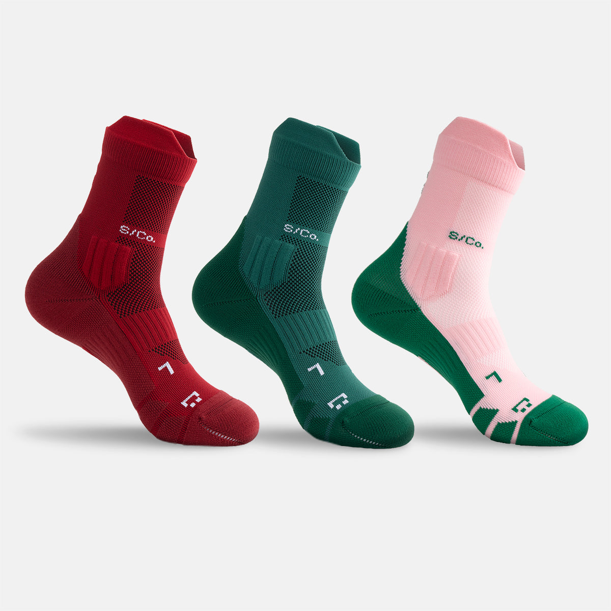 S/Co. Premium Athleisure Socks Pack of 3 'Elements Pack'