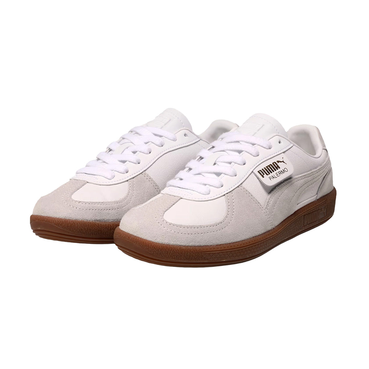 Palermo Lth Res 'White/Glacial Gray/Gum'