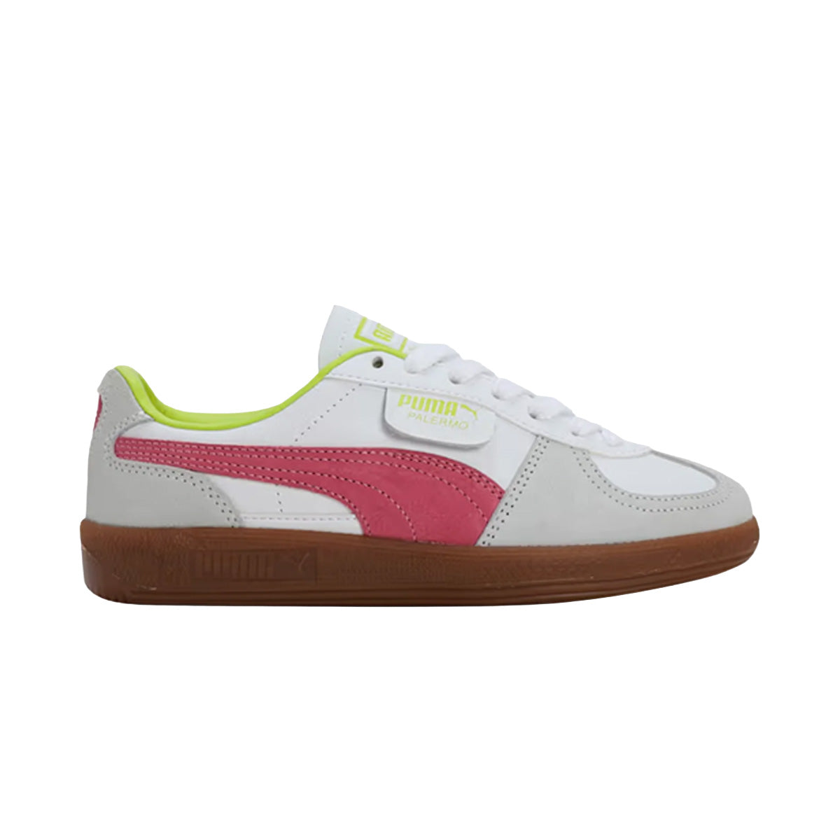 Palermo Lth Res 'White/Fluro Pink Pe'