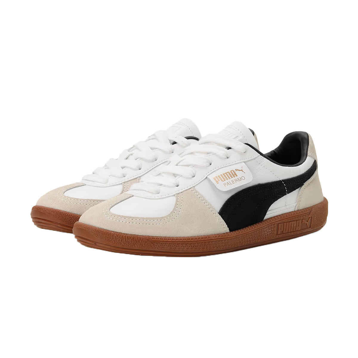 Palermo Lth Res 'White/Dark Indigo'