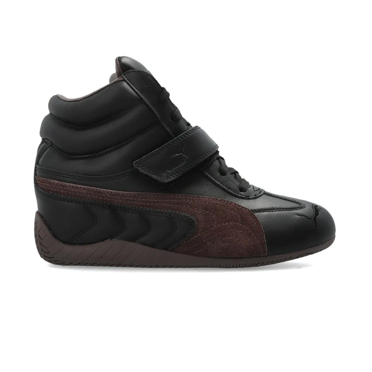 Wmns Speedcat Wedge Lth 'Black/Chocolate Brown'
