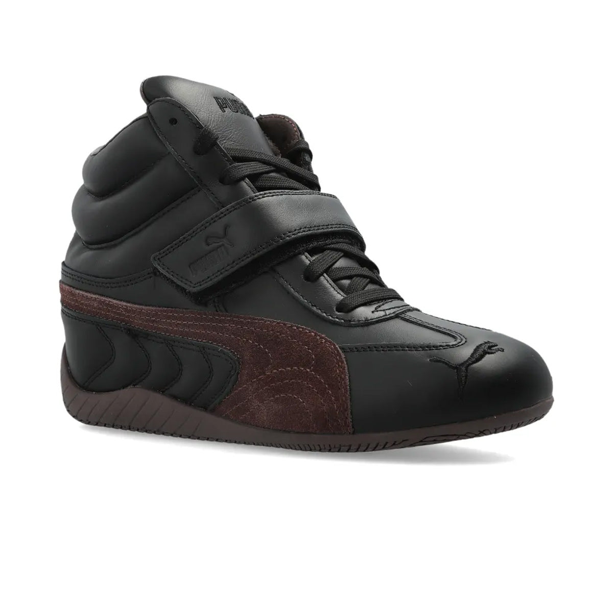 Wmns Speedcat Wedge Lth 'Black/Chocolate Brown'