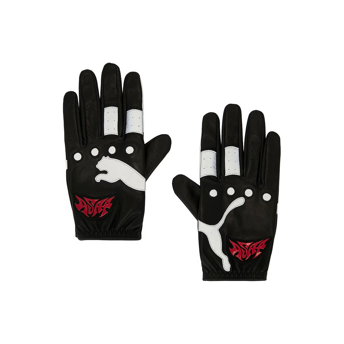 x ASAP ROCKY LEATHER GLOVE 'PUMA BLACK-FIERCE RED-PUMA WHITE'