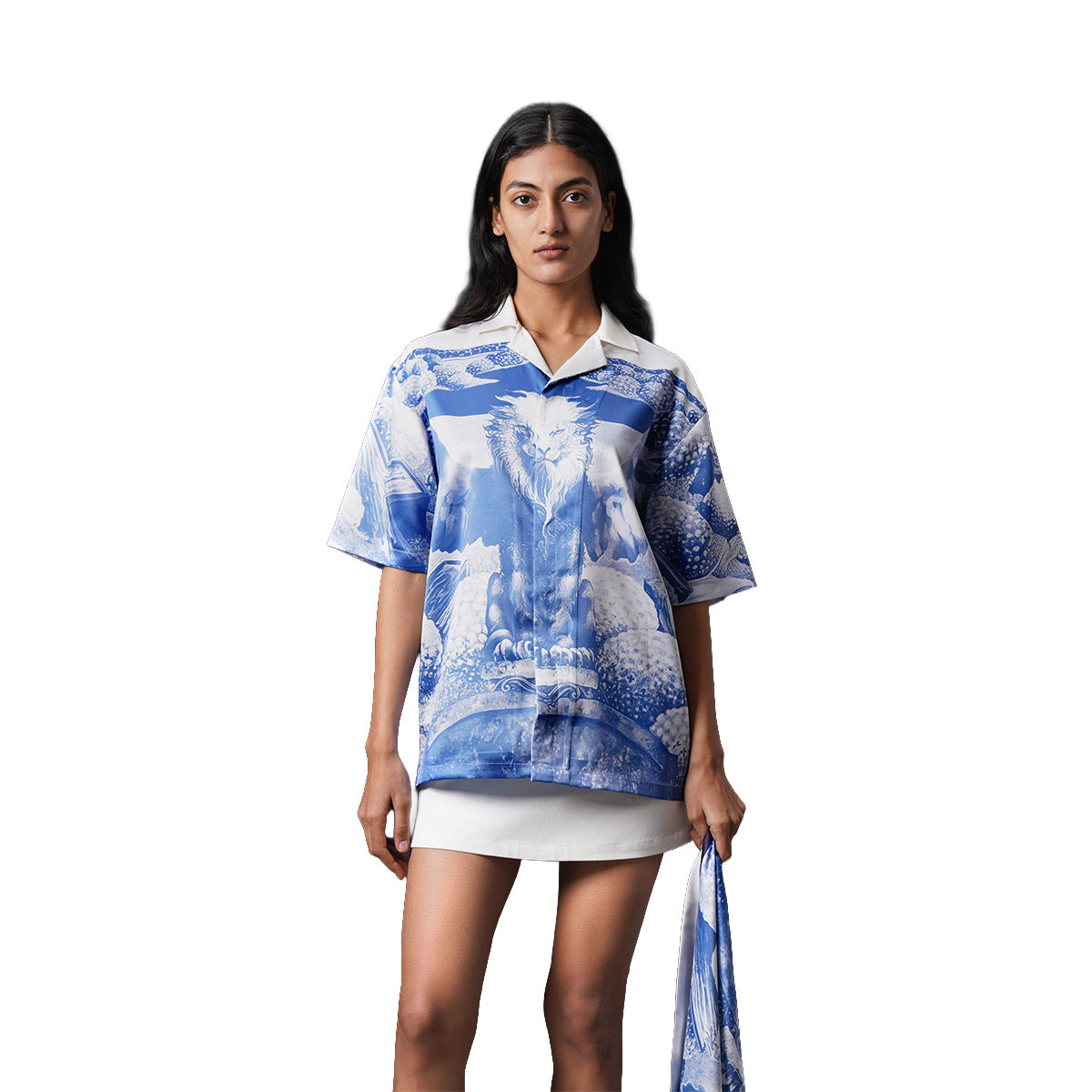 MIRAGE SHIRT IN SATIN