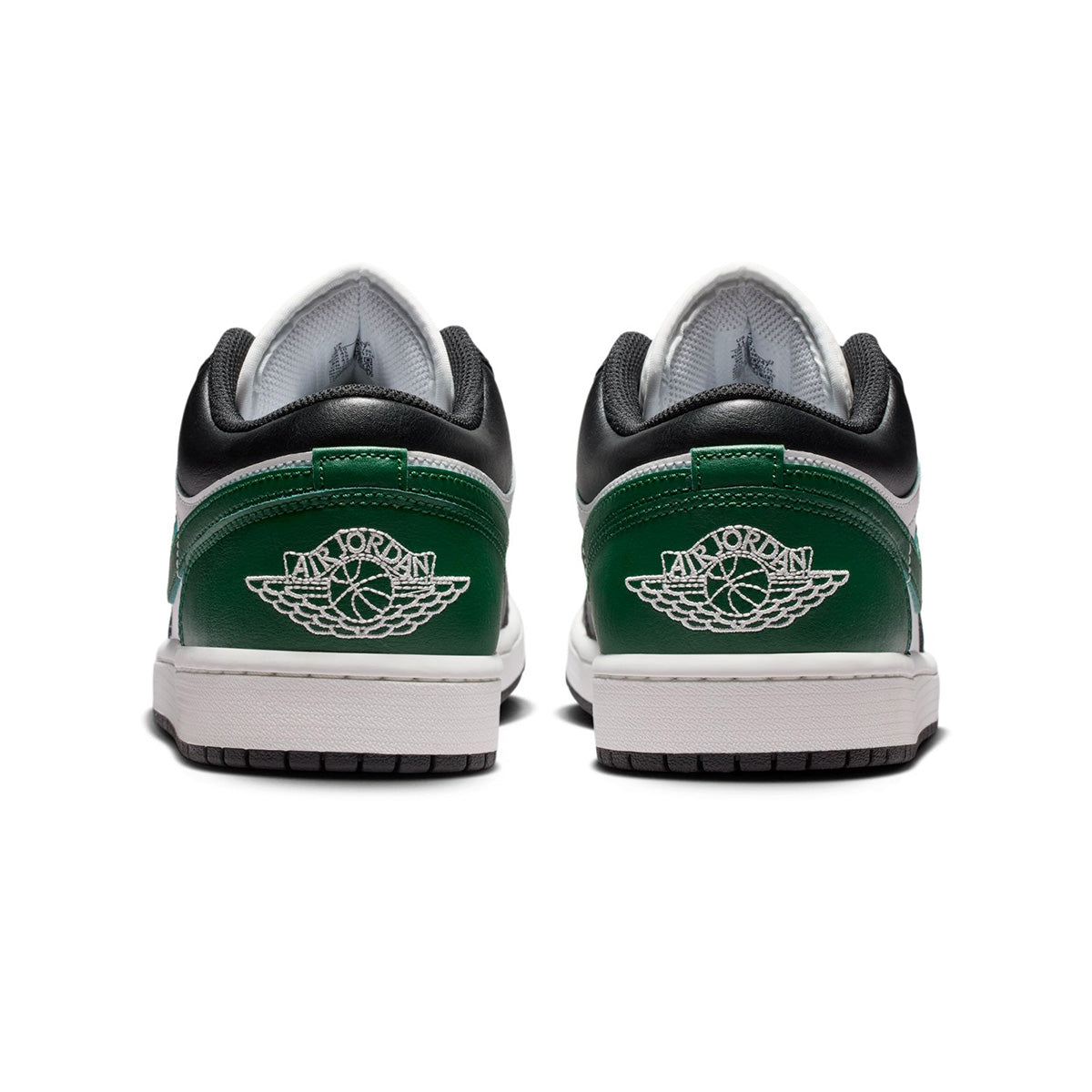 Air Jordan 1 Low 'BLACK/SUMMIT WHITE/GORGE GREEN'