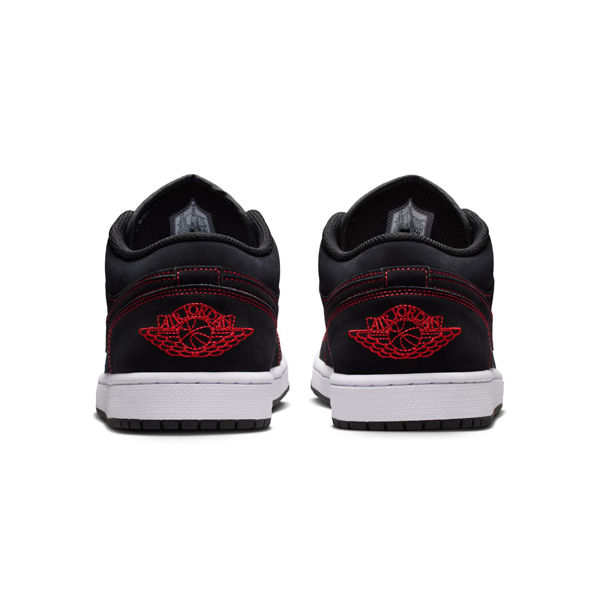 Air Jordan 1 Low 'BLACK/UNIVERSITY RED/WHITE'