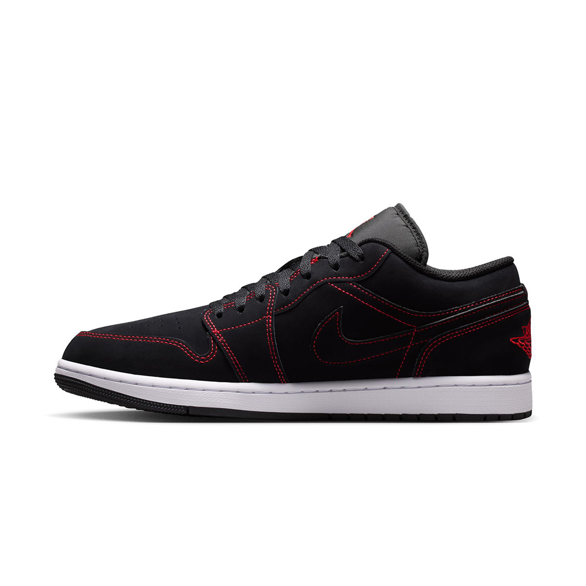 Air Jordan 1 Low 'BLACK/UNIVERSITY RED/WHITE'