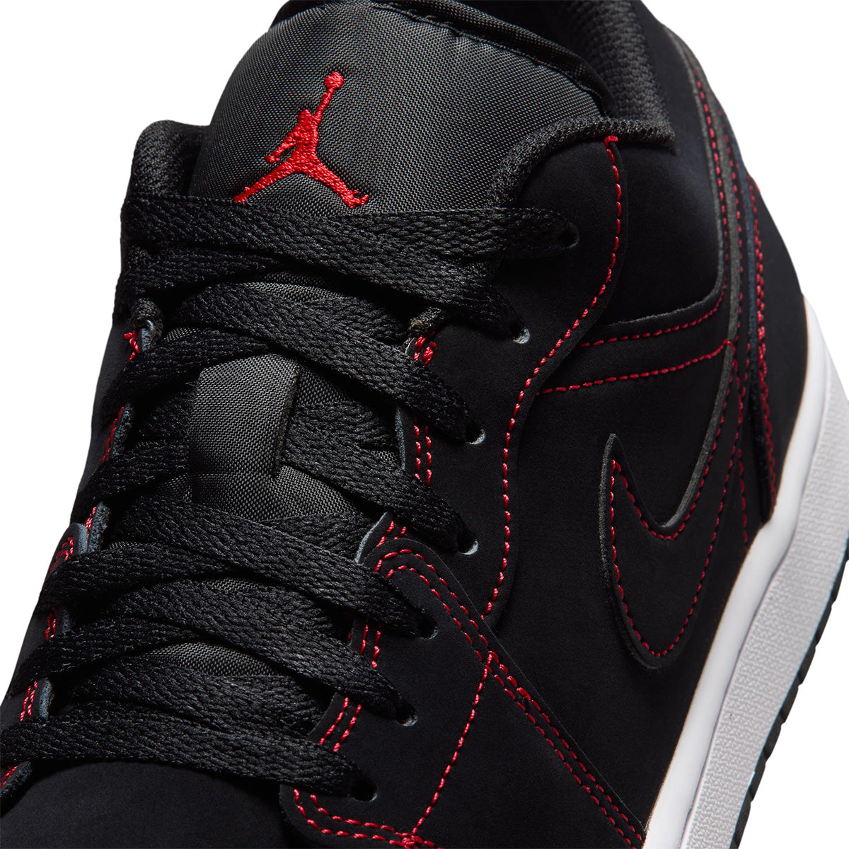 Air Jordan 1 Low 'BLACK/UNIVERSITY RED/WHITE'